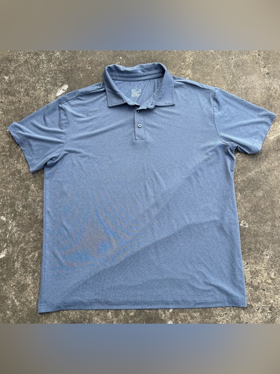 Other - Men's Blue Polo Shirt - Classic Short Sleeve